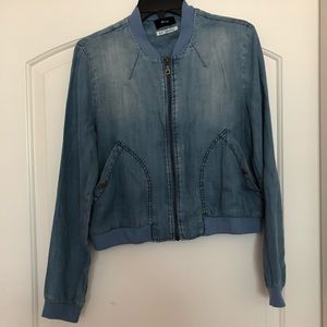 BDG denim bomber jacket